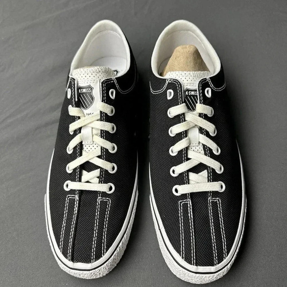 K-SWISS 92925095 CLEAN LAGUNA LOW  (M) Black/White Textile Lifestyle Shoes - Picture 10 of 16